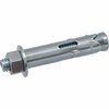 Hillman Concrete Sleeve Anchor, 1/2 in Dia, 2-1/4 in L, Steel, Zinc-Plated 370829